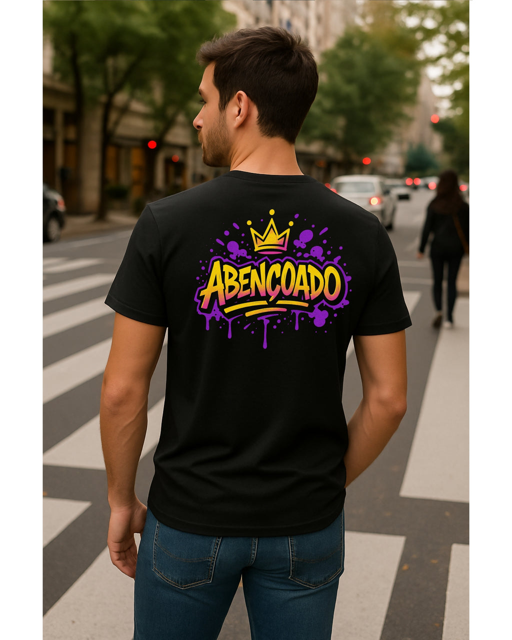 Camiseta Premium – Abençoado